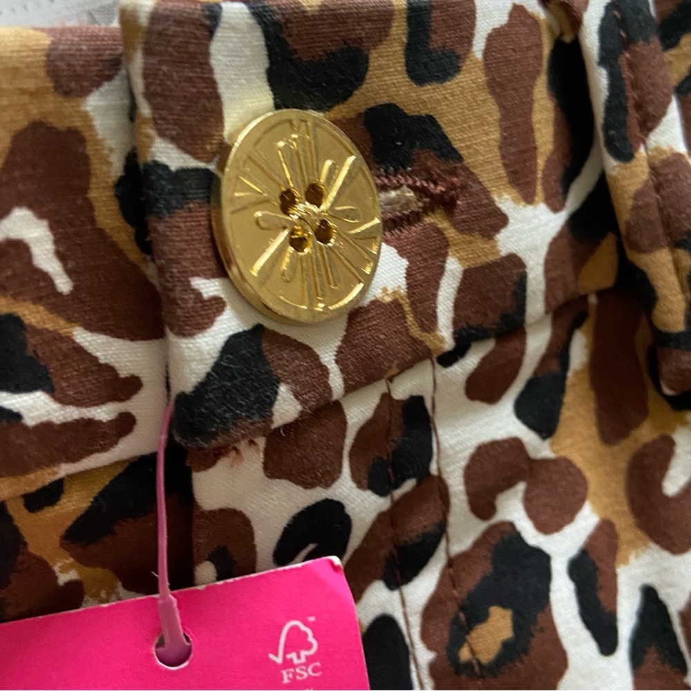 Lilly Pulitzer Kelly Stretch Pant Chocolate X Onyx My Favorite Spot New! - Picture 5 of 9